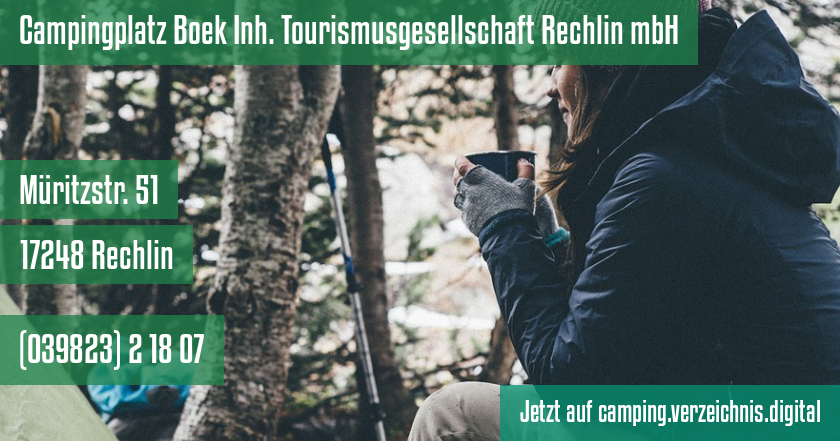 Campingplatz Boek Inh. Tourismusgesellschaft Rechlin mbH auf camping.verzeichnis.digital