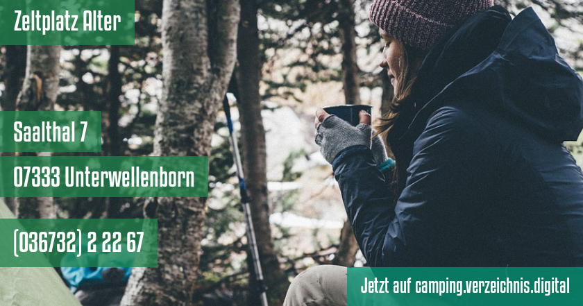 Zeltplatz Alter auf camping.verzeichnis.digital