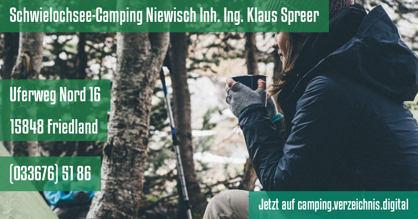 Schwielochsee-Camping Niewisch Inh. Ing. Klaus Spreer auf camping.verzeichnis.digital