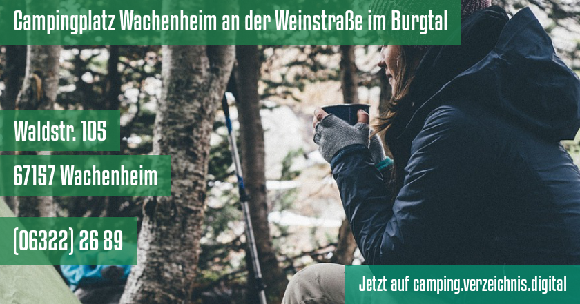 Campingplatz Wachenheim an der Weinstraße im Burgtal auf camping.verzeichnis.digital