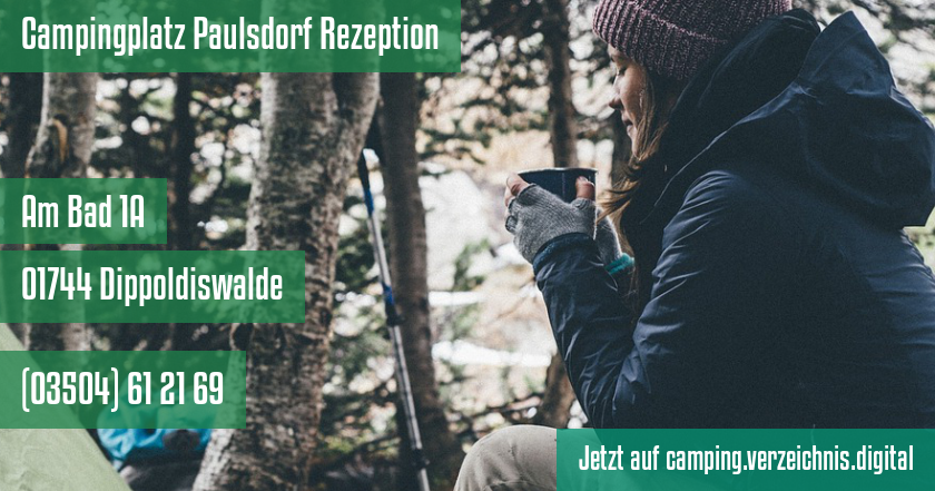 Campingplatz Paulsdorf Rezeption auf camping.verzeichnis.digital