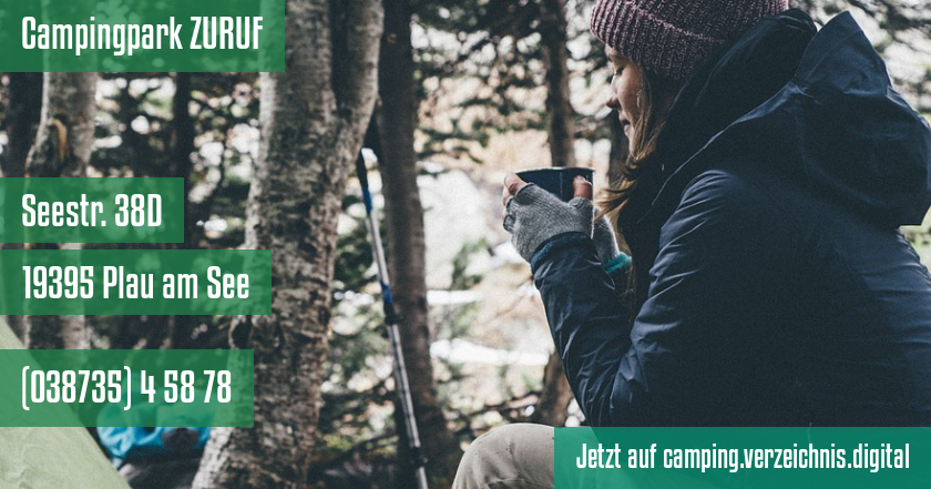 Campingpark ZURUF auf camping.verzeichnis.digital