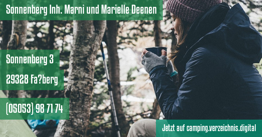 Sonnenberg Inh. Marni und Marielle Deenen auf camping.verzeichnis.digital