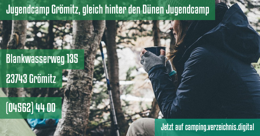 Jugendcamp Grömitz, gleich hinter den Dünen Jugendcamp auf camping.verzeichnis.digital