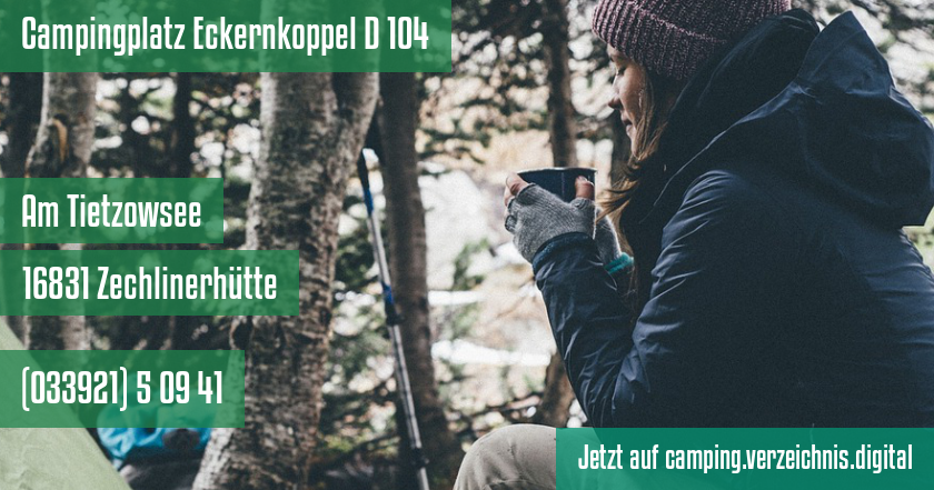 Campingplatz Eckernkoppel D 104 auf camping.verzeichnis.digital