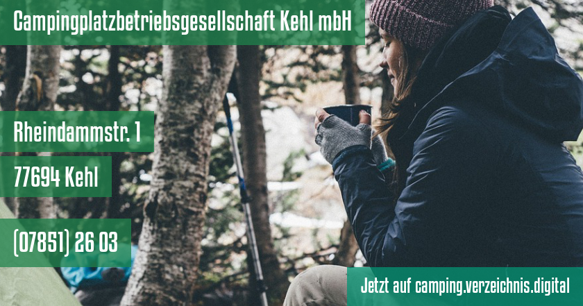 Campingplatzbetriebsgesellschaft Kehl mbH auf camping.verzeichnis.digital