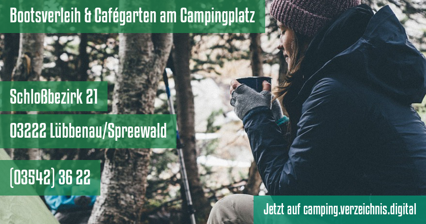 Bootsverleih & Cafégarten am Campingplatz auf camping.verzeichnis.digital