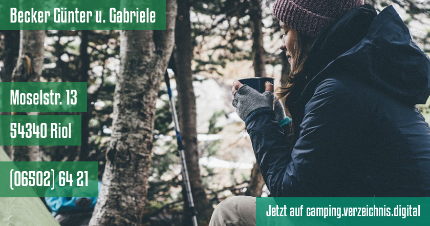 Becker Günter u. Gabriele auf camping.verzeichnis.digital