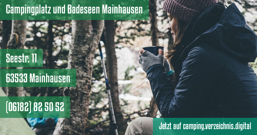 Campingplatz und Badeseen Mainhausen auf camping.verzeichnis.digital