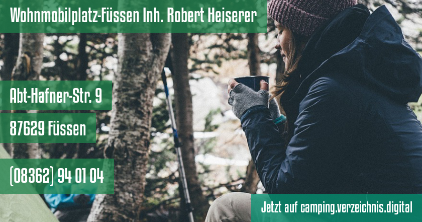 Wohnmobilplatz-Füssen Inh. Robert Heiserer auf camping.verzeichnis.digital