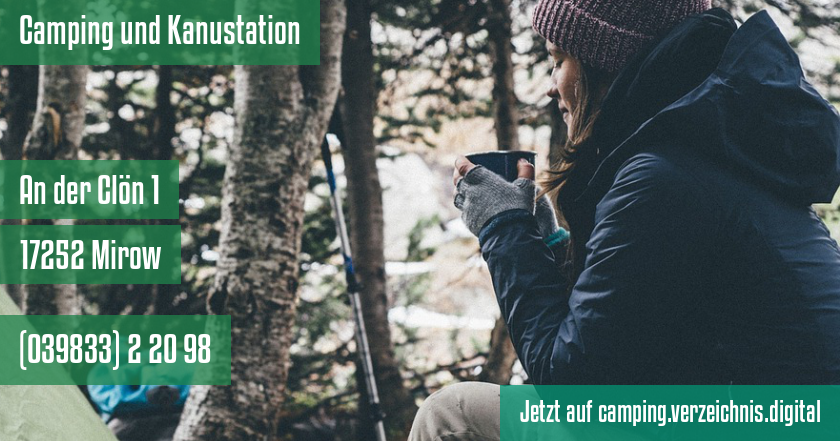Camping und Kanustation auf camping.verzeichnis.digital