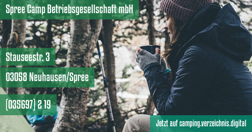 Spree Camp Betriebsgesellschaft mbH auf camping.verzeichnis.digital