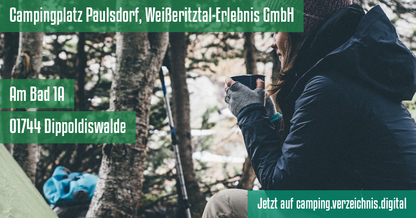 Campingplatz Paulsdorf, Weißeritztal-Erlebnis GmbH auf camping.verzeichnis.digital