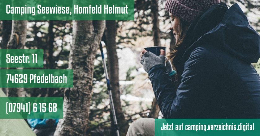 Camping Seewiese, Homfeld Helmut auf camping.verzeichnis.digital