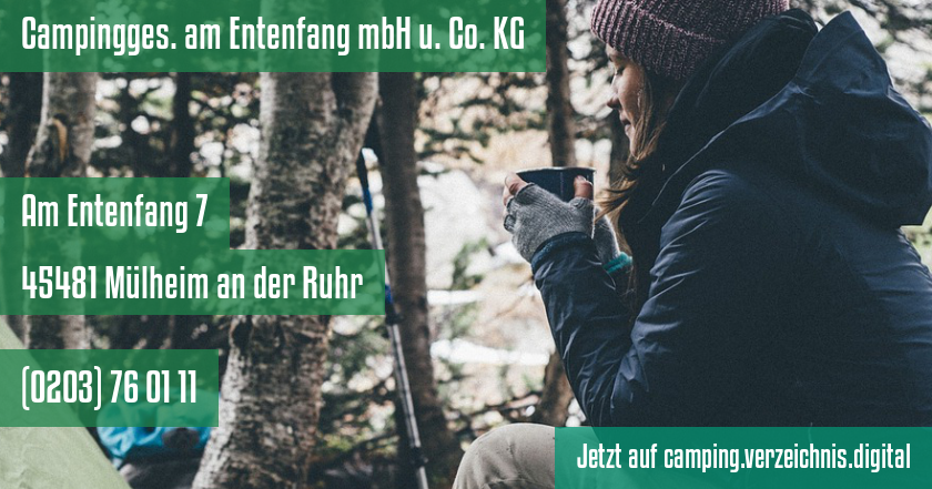 Campingges. am Entenfang mbH u. Co. KG auf camping.verzeichnis.digital