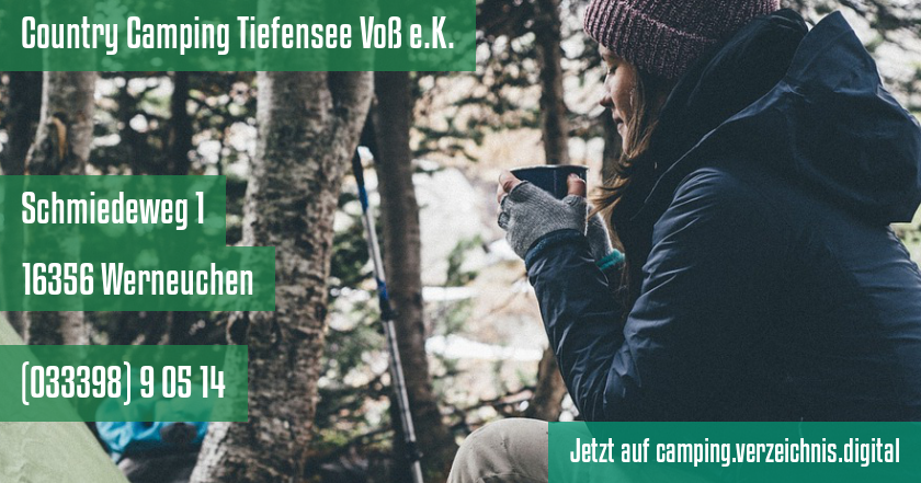 Country Camping Tiefensee Voß e.K. auf camping.verzeichnis.digital