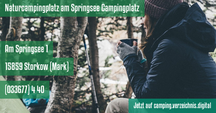Naturcampingplatz am Springsee Campingplatz auf camping.verzeichnis.digital