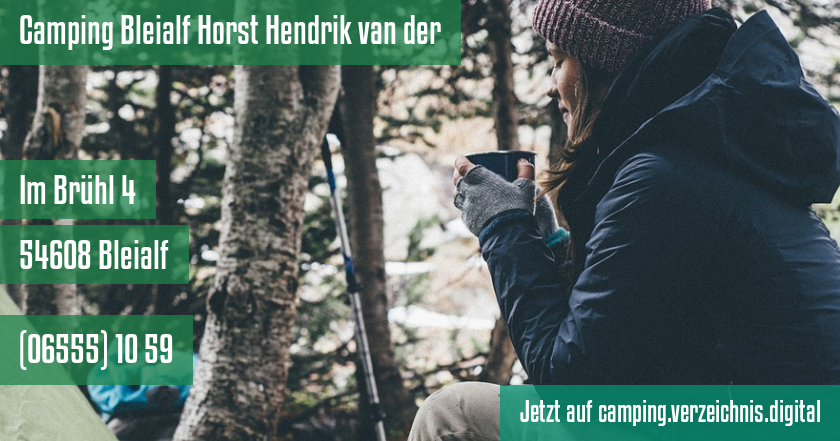 Camping Bleialf Horst Hendrik van der auf camping.verzeichnis.digital