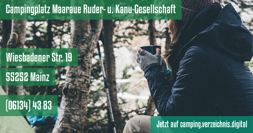 Campingplatz Maaraue Ruder- u. Kanu-Gesellschaft auf camping.verzeichnis.digital