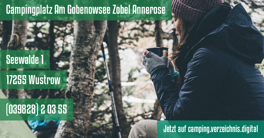 Campingplatz Am Gobenowsee Zobel Annerose auf camping.verzeichnis.digital