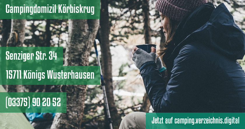 Campingdomizil Körbiskrug auf camping.verzeichnis.digital