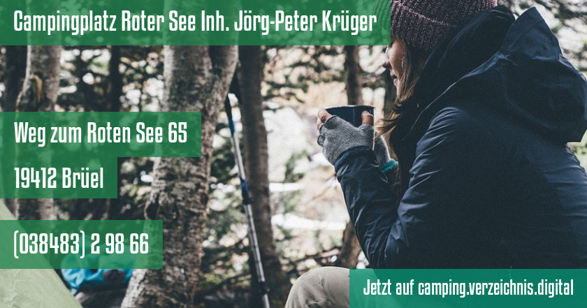Campingplatz Roter See Inh. Jörg-Peter Krüger auf camping.verzeichnis.digital