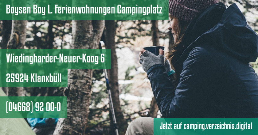 Boysen Boy L. Ferienwohnungen Campingplatz auf camping.verzeichnis.digital