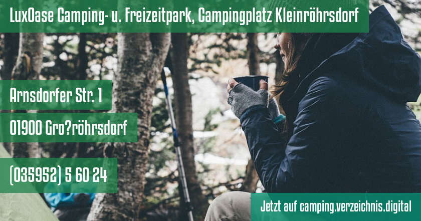LuxOase Camping- u. Freizeitpark, Campingplatz Kleinröhrsdorf auf camping.verzeichnis.digital