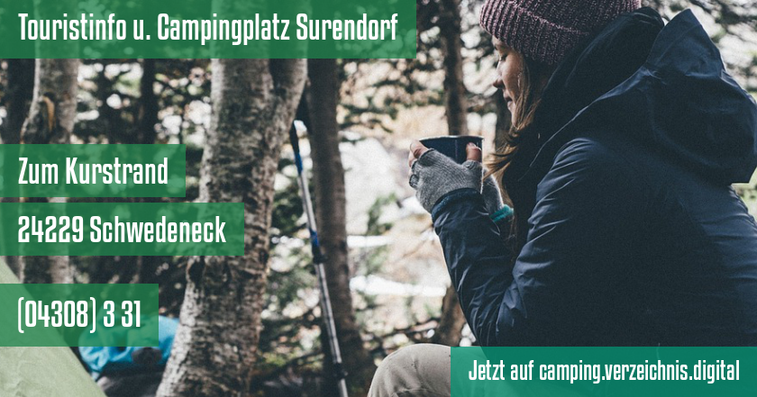 Touristinfo u. Campingplatz Surendorf auf camping.verzeichnis.digital