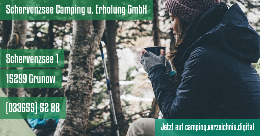 Schervenzsee Camping u. Erholung GmbH auf camping.verzeichnis.digital