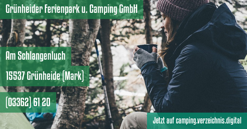 Grünheider Ferienpark u. Camping GmbH auf camping.verzeichnis.digital