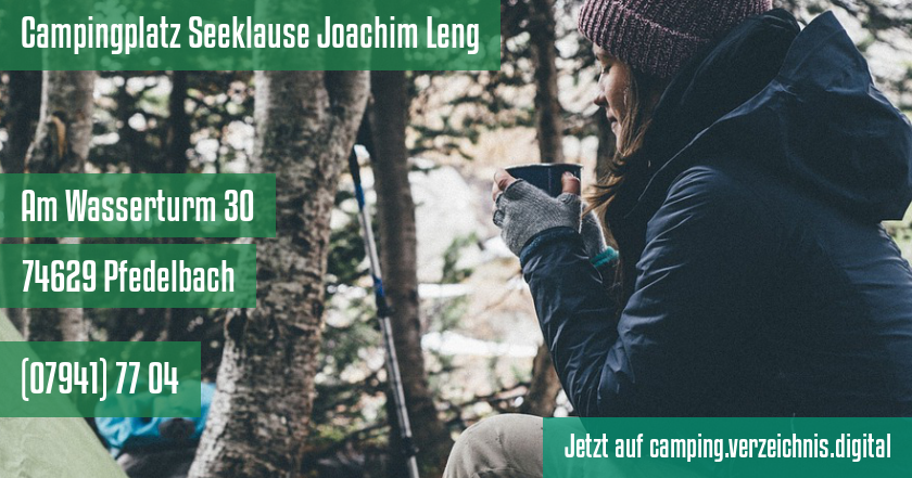 Campingplatz Seeklause Joachim Leng auf camping.verzeichnis.digital