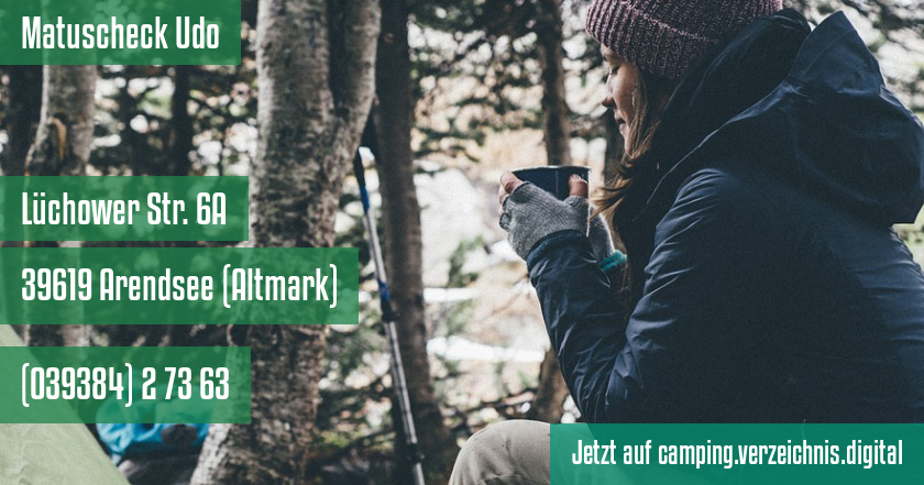 Matuscheck Udo auf camping.verzeichnis.digital