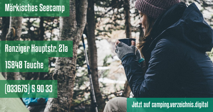 Märkisches Seecamp auf camping.verzeichnis.digital