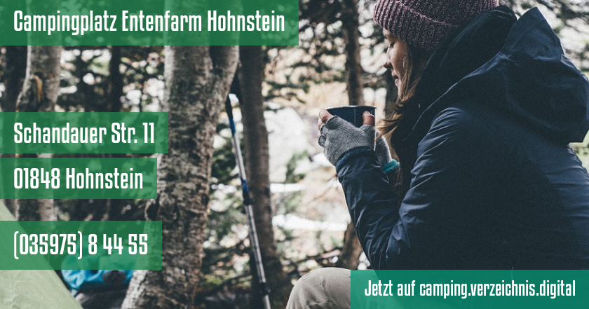 Campingplatz Entenfarm Hohnstein auf camping.verzeichnis.digital